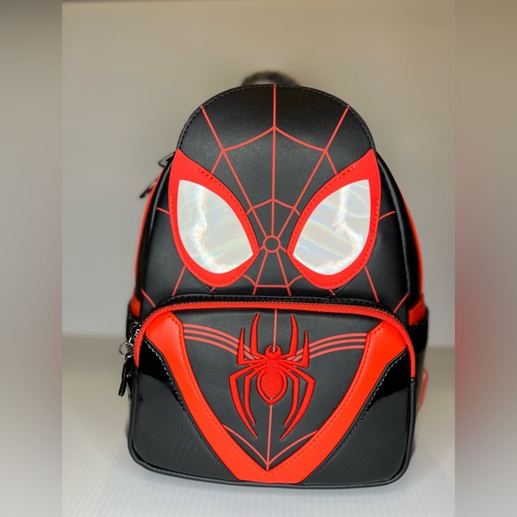 Loungefly Spider-Man Miles Morales Cosplay Mini Backpack - Picture 1 of 7
